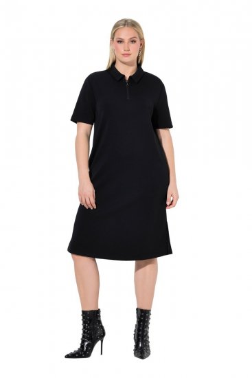 Ulla Popken 848105 Abito in felpa Nero - Abiti - Vestiti per tutte le taglie