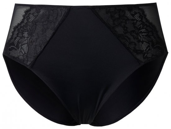 Ulla Popken 848693 Culotte con pizzo Nero - Slip - 