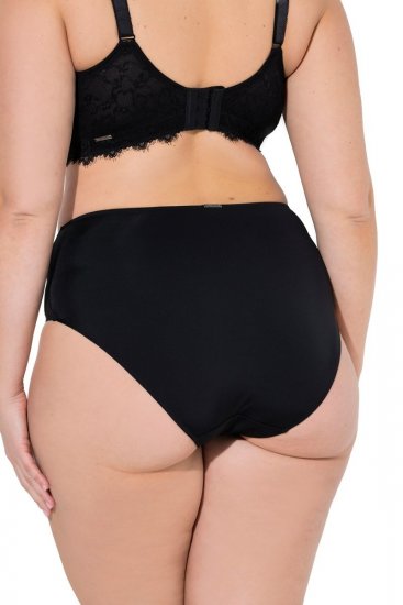 Ulla Popken 848693 Culotte con pizzo Nero - Slip - 