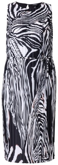 Ulla Popken 848948 Abito animalier Nero - Abiti estivi - Abiti estivi taglie forti