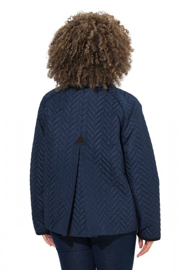 Ulla Popken 849111 Giacca trapuntata Blu scuro - Giacche - Giacche taglie forti da donna