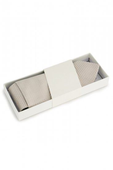 JP1880 849125 Set cravatta extra lunga Sabbia - Cravatte e papillon - 
