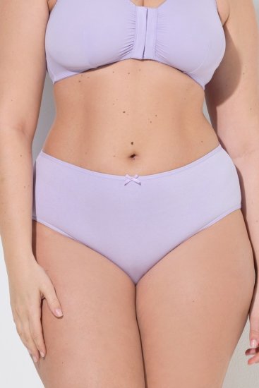Ulla Popken 849202 Slip fantasia confezione da 6 Grigio - Slip - 