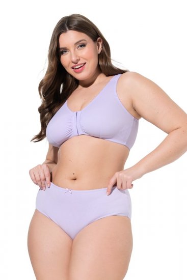 Ulla Popken 849202 Slip fantasia confezione da 6 Grigio - Slip - 