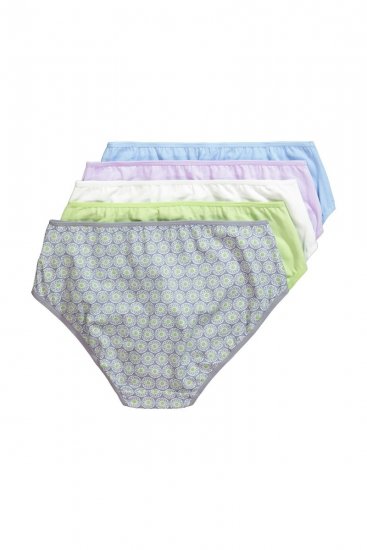 Ulla Popken 849202 Slip fantasia confezione da 6 Grigio - Slip - 