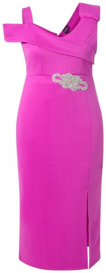 Ulla Popken 849508 Abito da sera Lilla - Abiti da sera - Abiti da sera taglie forti