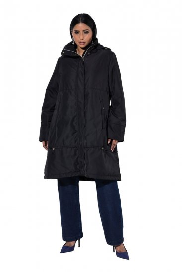 Ulla Popken 849908 Giacca antipioggia Blu scuro - Abbigliamento antipioggia - 