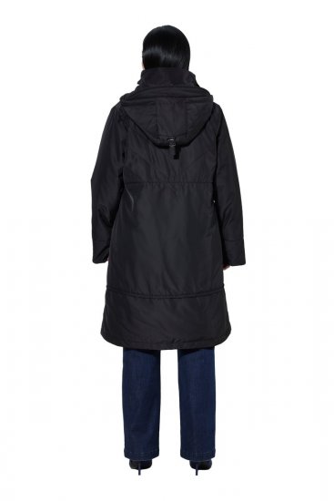 Ulla Popken 849908 Giacca antipioggia Blu scuro - Abbigliamento antipioggia - 