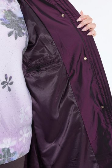 Ulla Popken 849908 Giacca antipioggia Bordeaux - Giacche - Giacche taglie forti da donna