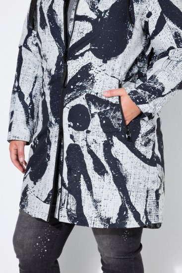 Ulla Popken 849984 Cappotto tecnico Grigio - Cappotti - Cappotti taglie forti da donna