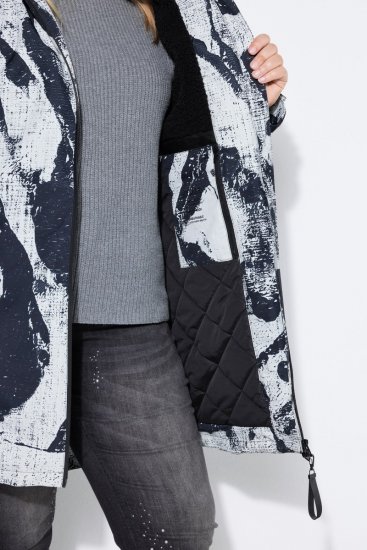 Ulla Popken 849984 Cappotto tecnico Grigio - Cappotti - Cappotti taglie forti da donna