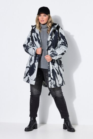 Ulla Popken 849984 Cappotto tecnico Grigio - Cappotti - Cappotti taglie forti da donna