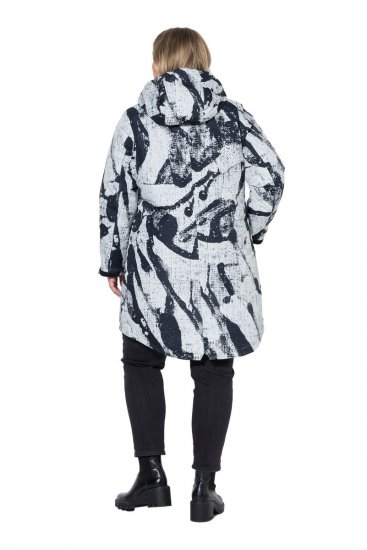 Ulla Popken 849984 Cappotto tecnico Grigio - Cappotti - Cappotti taglie forti da donna