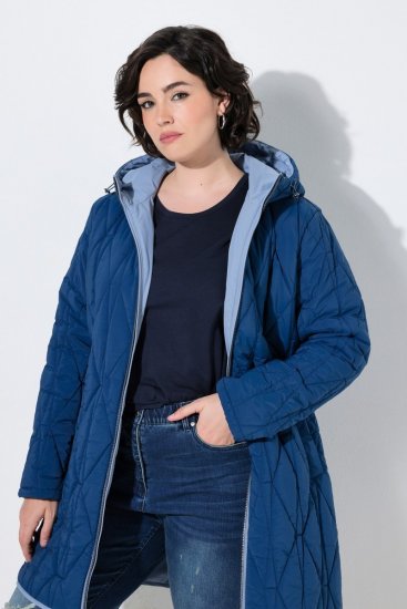 Ulla Popken 850361 Giacca tecnica Blu denim - Giacche - Giacche taglie forti da donna