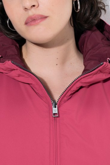 Ulla Popken 850361 Giacca tecnica reversibile HYPRAR Rosa chiaro - Giacche - Giacche taglie forti da donna