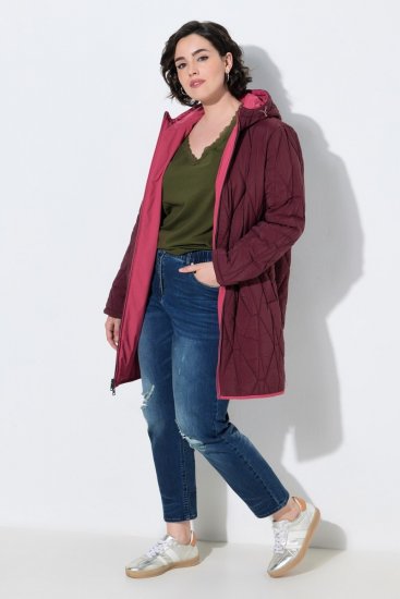 Ulla Popken 850361 Giacca tecnica reversibile HYPRAR Rosa chiaro - Giacche - Giacche taglie forti da donna