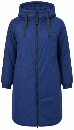 Ulla Popken 850376 Parka Indaco - Cappotti - Cappotti taglie forti da donna