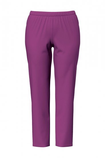 Ulla Popken 850403 Pigiama a fiori Viola - Pigiami/Loungewear - 