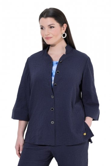 Ulla Popken 850615 Giacca Blu scuro - Giacche - Giacche taglie forti da donna