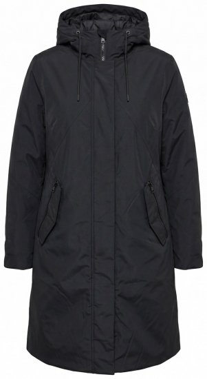 Ulla Popken 850774 Cappotto tecnico Nero - Cappotti - Cappotti taglie forti da donna