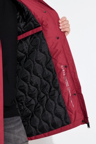 Ulla Popken 850794 Cappotto tecnico Rosso - Cappotti - Cappotti taglie forti da donna