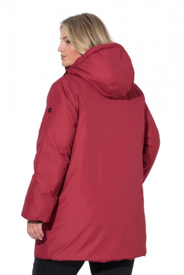 Ulla Popken 850794 Cappotto tecnico Rosso - Cappotti - Cappotti taglie forti da donna