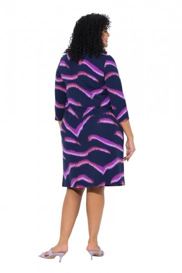 Ulla Popken 850920 Abito in jersey Blu scuro - Abiti - Vestiti per tutte le taglie