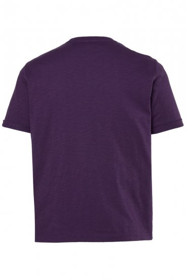 JP1880 850985 T-shirt con stampa sul petto Viola scuro TALL - TALL T-shirts - T-Shirt per Uomini Alti