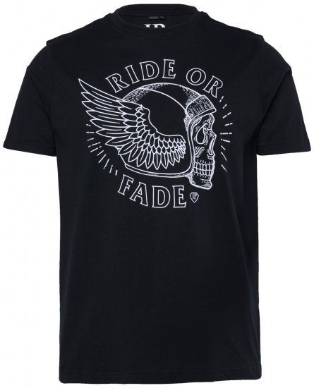 JP1880 851008 T-shirt con stampa sul petto Nero TALL - TALL T-shirts - T-Shirt per Uomini Alti