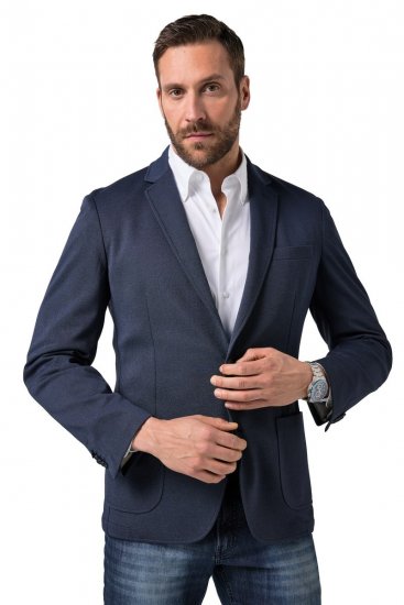 JP1880 851032 Blazer con mezza fodera leggera Blu scuro - Abiti - Abiti da Uomo Taglie Forti