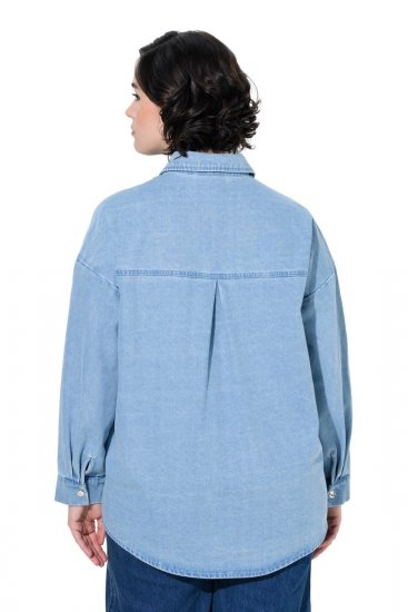 Ulla Popken 851036 Giacca di jeans Azzurro - Giacche - Giacche taglie forti da donna
