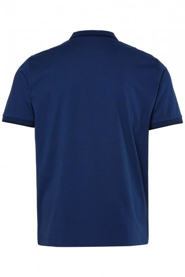 JP1880 851048 Polo con zip Blu notte TALL - TALL polo - Polo TALL per uomo alto