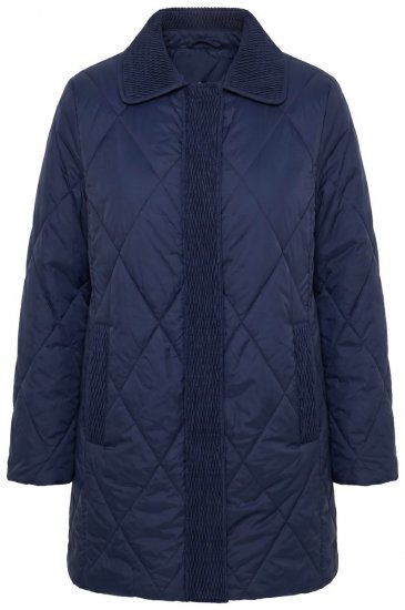 Ulla Popken 851123 Giacca trapuntata Blu scuro - Giacche - Giacche taglie forti da donna