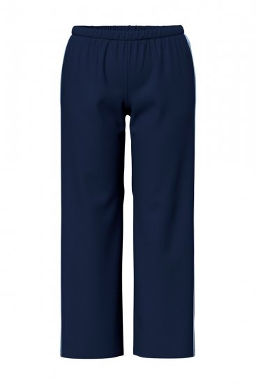 Ulla Popken 851245 Pigiama a righe Blu scuro - Pigiami/Loungewear - 