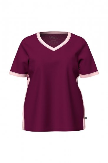 Ulla Popken 851245 Pigiama Rosso bacca - Pigiami/Loungewear - 
