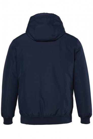 JP1880 851320 Giacca con cappuccio e fodera calda Blu scuro - Giubbotti - Giubbotti Uomo Taglie Forti