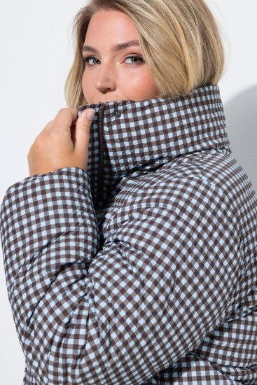 Ulla Popken 851438 Giacca trapuntata HYPRAR ad A Verde scuro - Giacche - Giacche taglie forti da donna