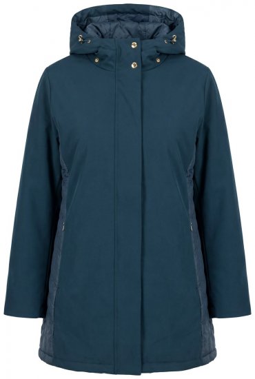 Ulla Popken 851459 Giacca trapuntata Petrolio - Giacche - Giacche taglie forti da donna