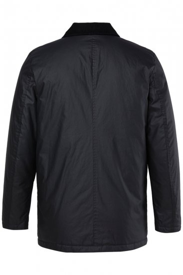 JP1880 851493 Giacca cerata con collo in velluto a coste Nero - Giubbotti - Giubbotti Uomo Taglie Forti