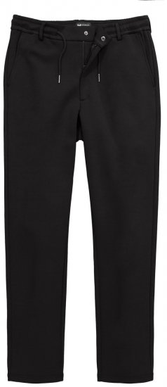 Men+ 663 Bilbao Flexlastic Pantaloni in jersey con elastico in vita Nero - Abiti - Abiti da Uomo Taglie Forti