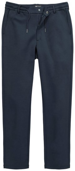 Men+ 663 Bilbao Flexlastic Pantaloni in jersey con elastico in vita Blu scuro - Abiti - Abiti da Uomo Taglie Forti