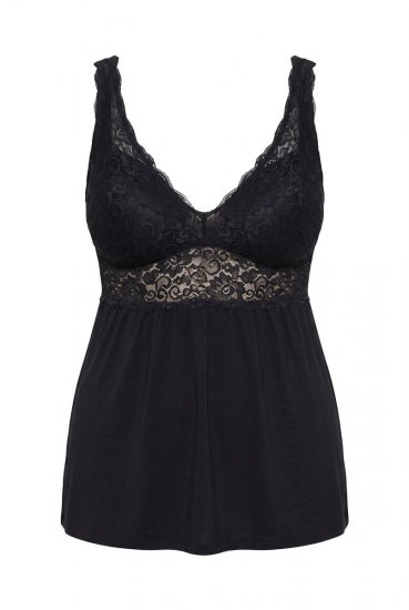 Ulla Popken 851693 Pigiama Nero - Pigiami/Loungewear - 