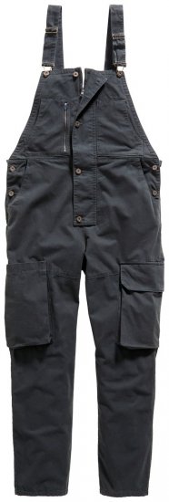 JP1880 851722 Salopette con zip Antracite - Jeans & pantaloni - Jeans & Pantaloni Uomo Taglie Forti