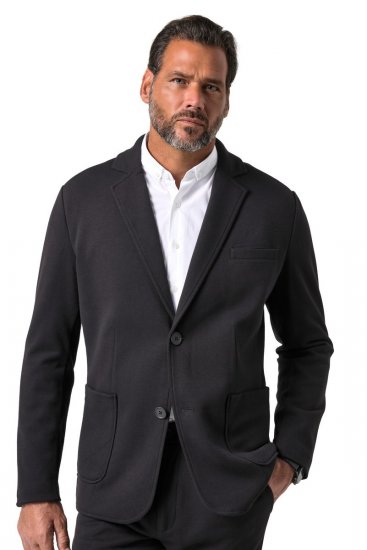 JP1880 Naples Flexnamic Blazer in jersey Nero - Abiti - Abiti da Uomo Taglie Forti