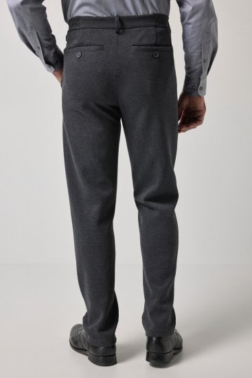 JP1880 Naples Flexnamic Pantaloni in jersey Grigio scuro melange - Abiti - Abiti da Uomo Taglie Forti
