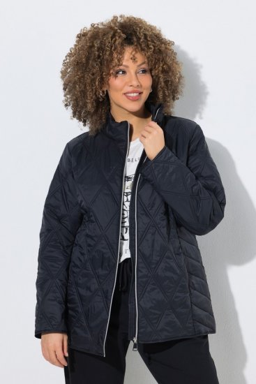 Ulla Popken 851777 Giacca trapuntata Nero - Giacche - Giacche taglie forti da donna