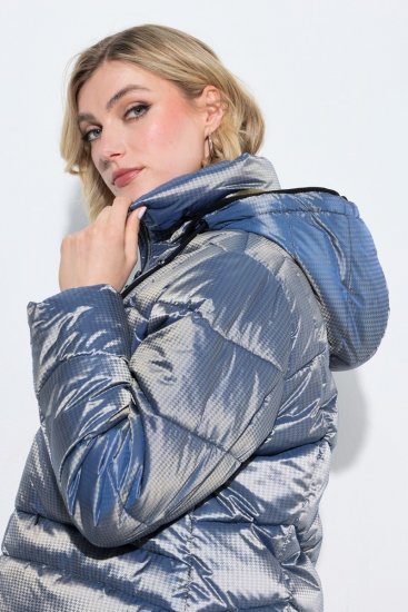 Ulla Popken 851790 Giacca trapuntata Blu denim - Giacche - Giacche taglie forti da donna
