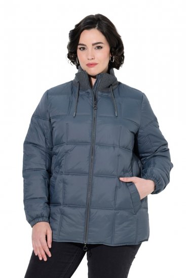 Ulla Popken 851791 Giacca trapuntata Blu scuro - Giacche - Giacche taglie forti da donna