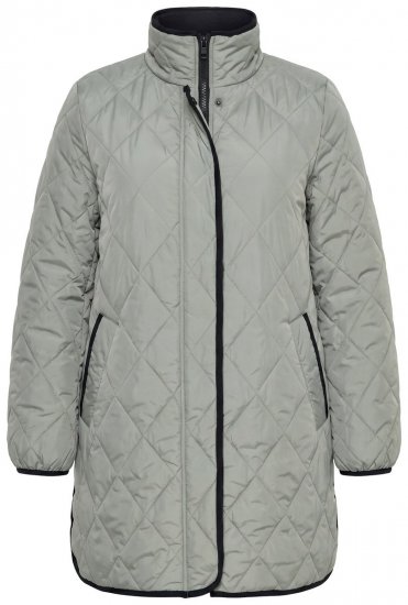 Ulla Popken 851792 Giacca antipioggia Verde oliva - Abbigliamento antipioggia - 