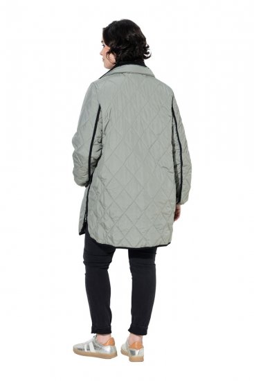 Ulla Popken 851792 Giacca antipioggia Verde oliva - Abbigliamento antipioggia - 